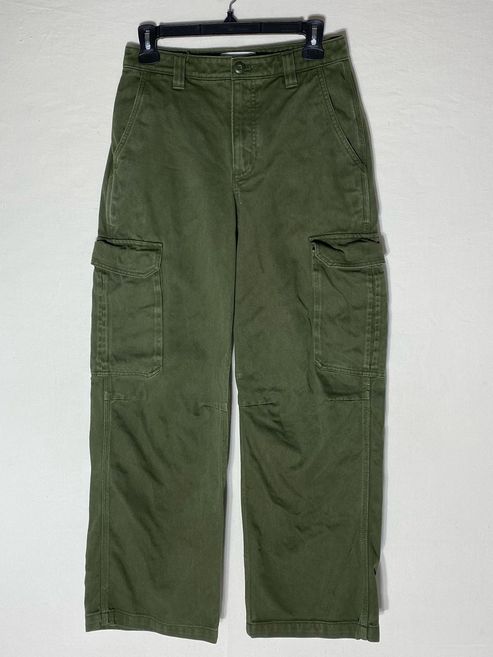 Aritzia Tna Corbett Cargo Pant Mid Rise Wide Leg Olive Green Utility Grunge 2